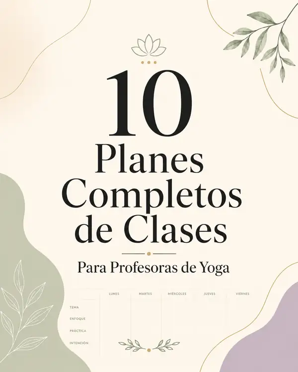 10 Planes Completos de Clases de Yoga