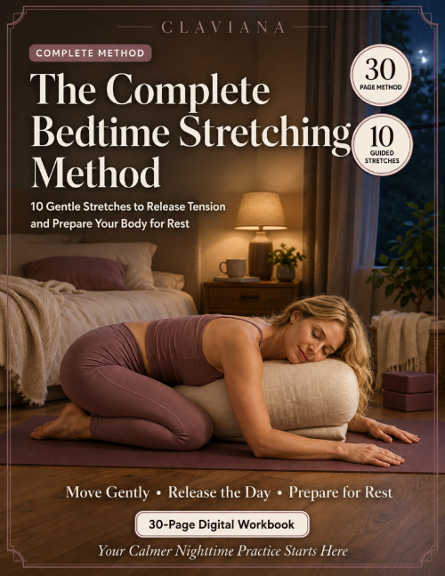 Bedtime Stretching guide cover