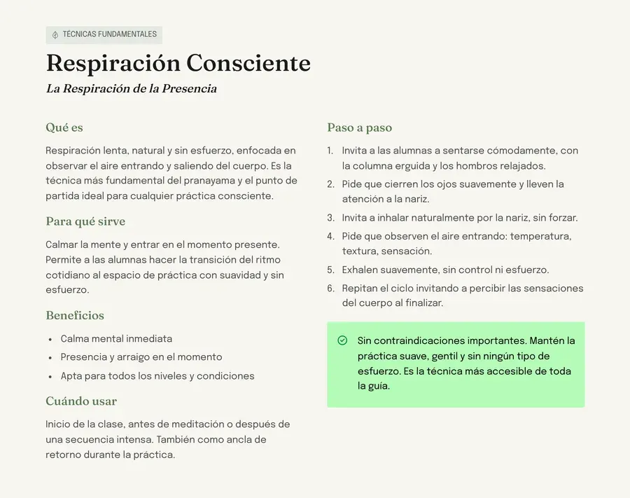 Guía de pranayama con estructura qué es, para qué sirve y paso a paso